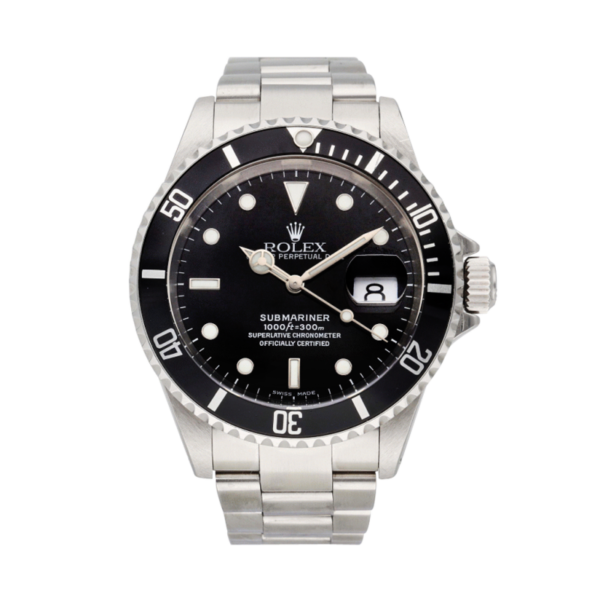 Submariner Reference 16610, a stainless steel automatic wristwatch with date, Circa 2002